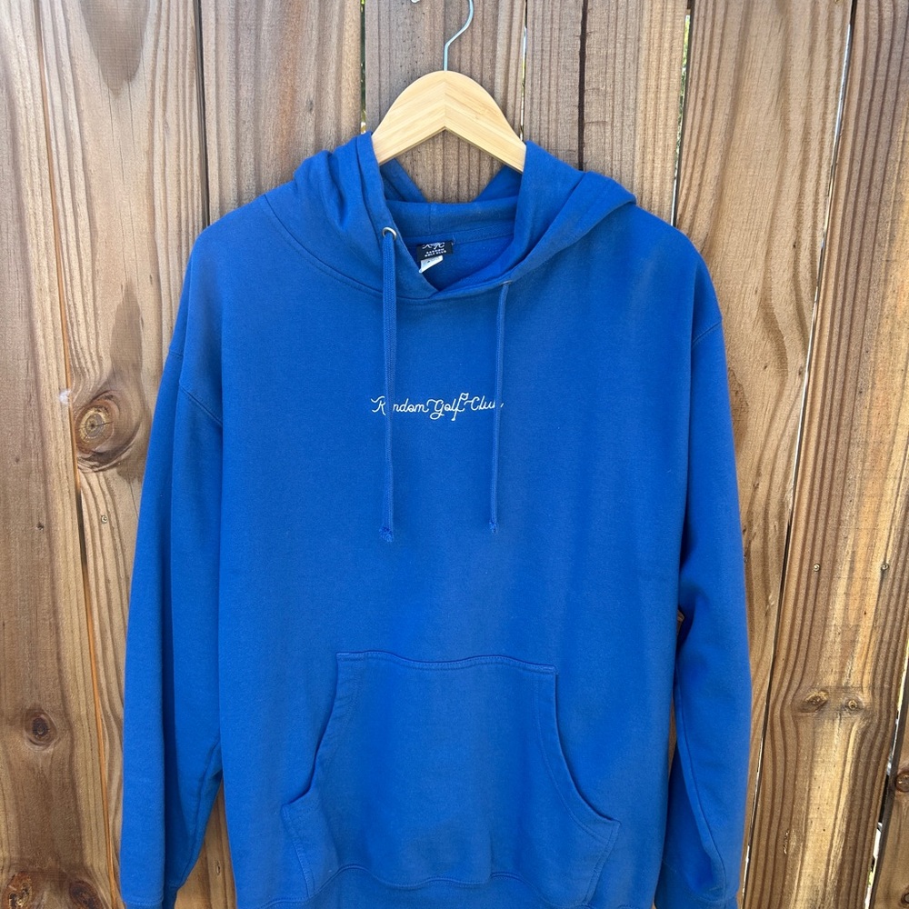 Random Golf Club Script Royal Blue Hoodie